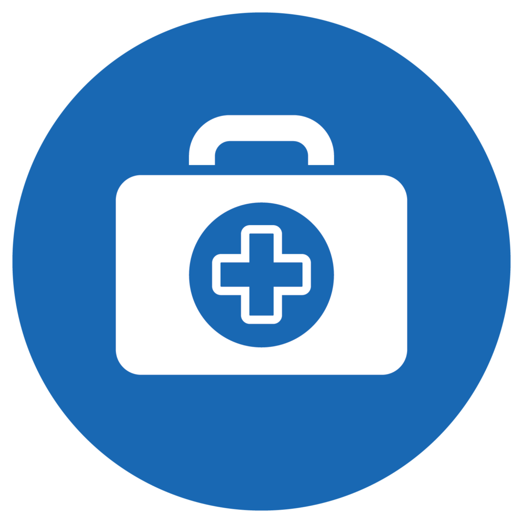 Illustration of a medical bag.