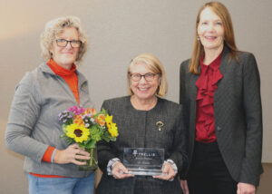Kris Orluck, Iris Freeman, and Dawn Simonson.