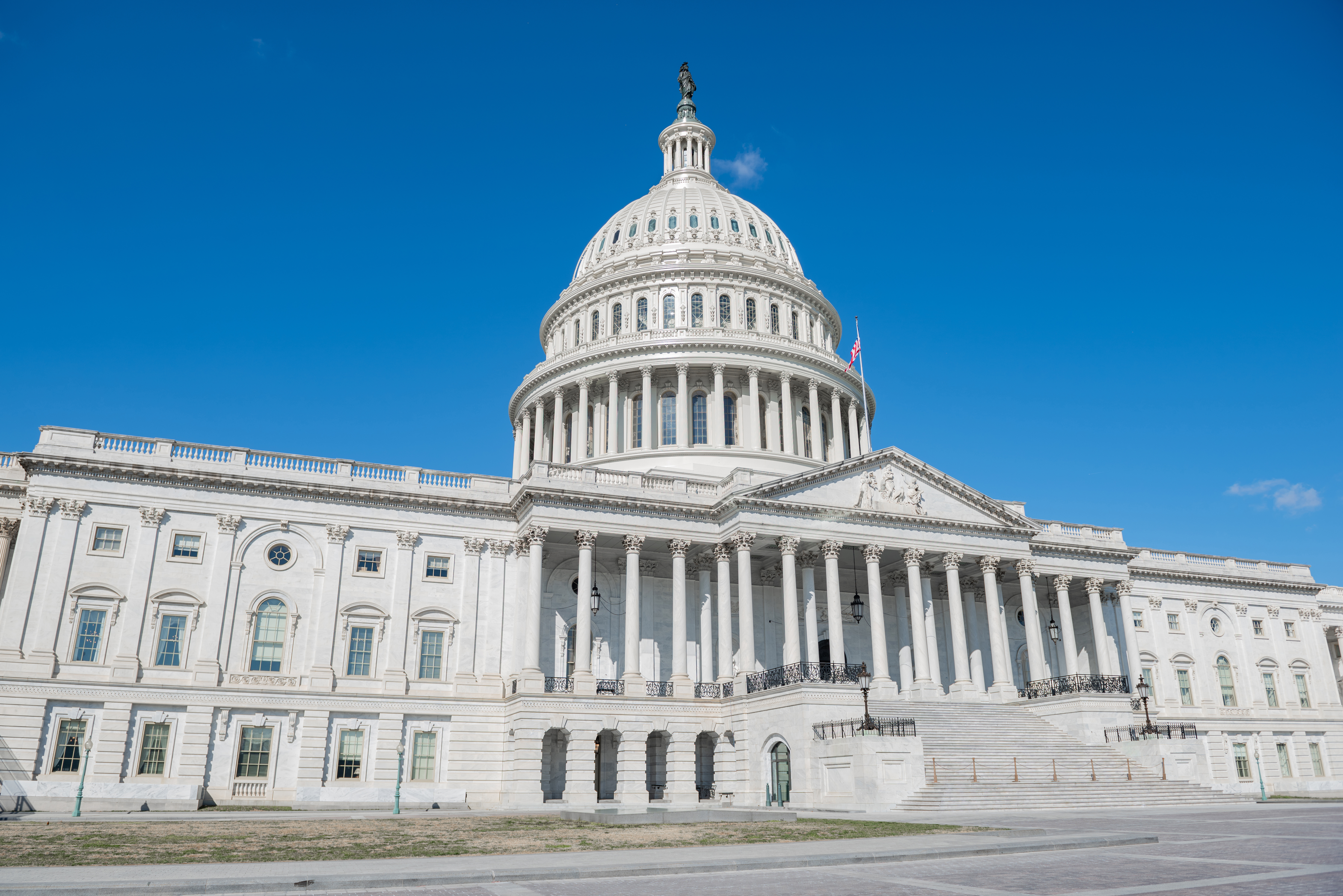U.S. Capitol building exterior.